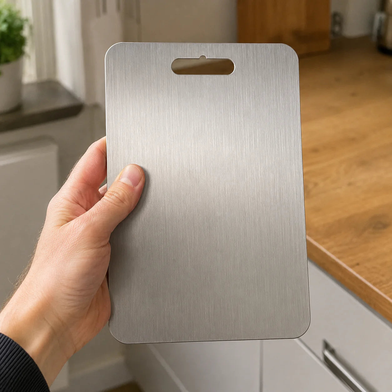 Verudia – Planche à Découper Titanium 30×20 cm