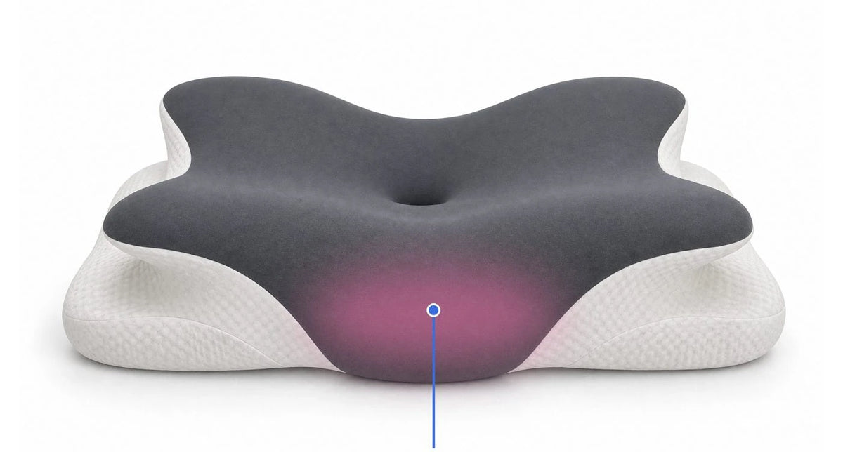 Les cinq parties de l'oreiller cervical