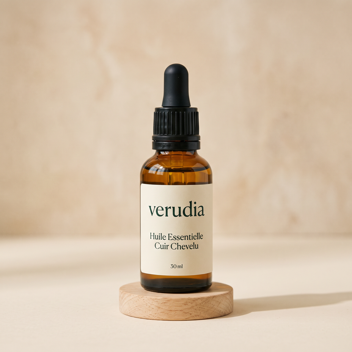 Huile essentielle cuir chevelu Verudia