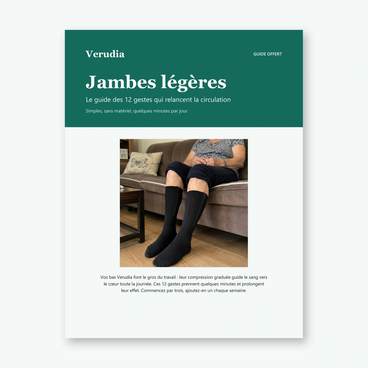 Jambes légères : le guide des 12 gestes