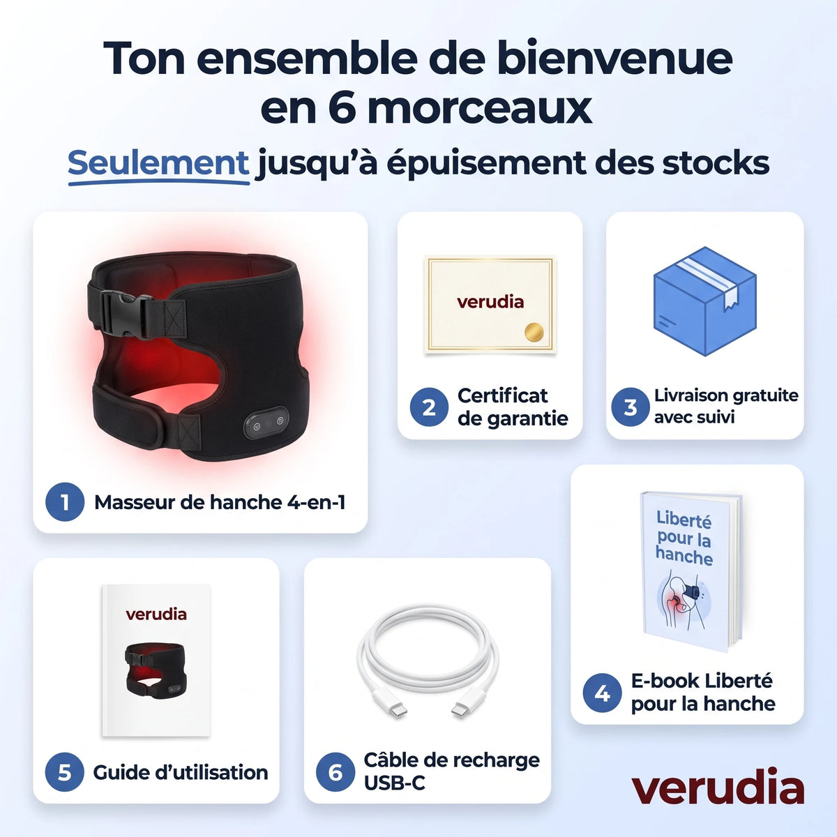 Ton ensemble de bienvenue en 6 morceaux