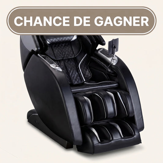 Participation au tirage d'un fauteuil de massage
