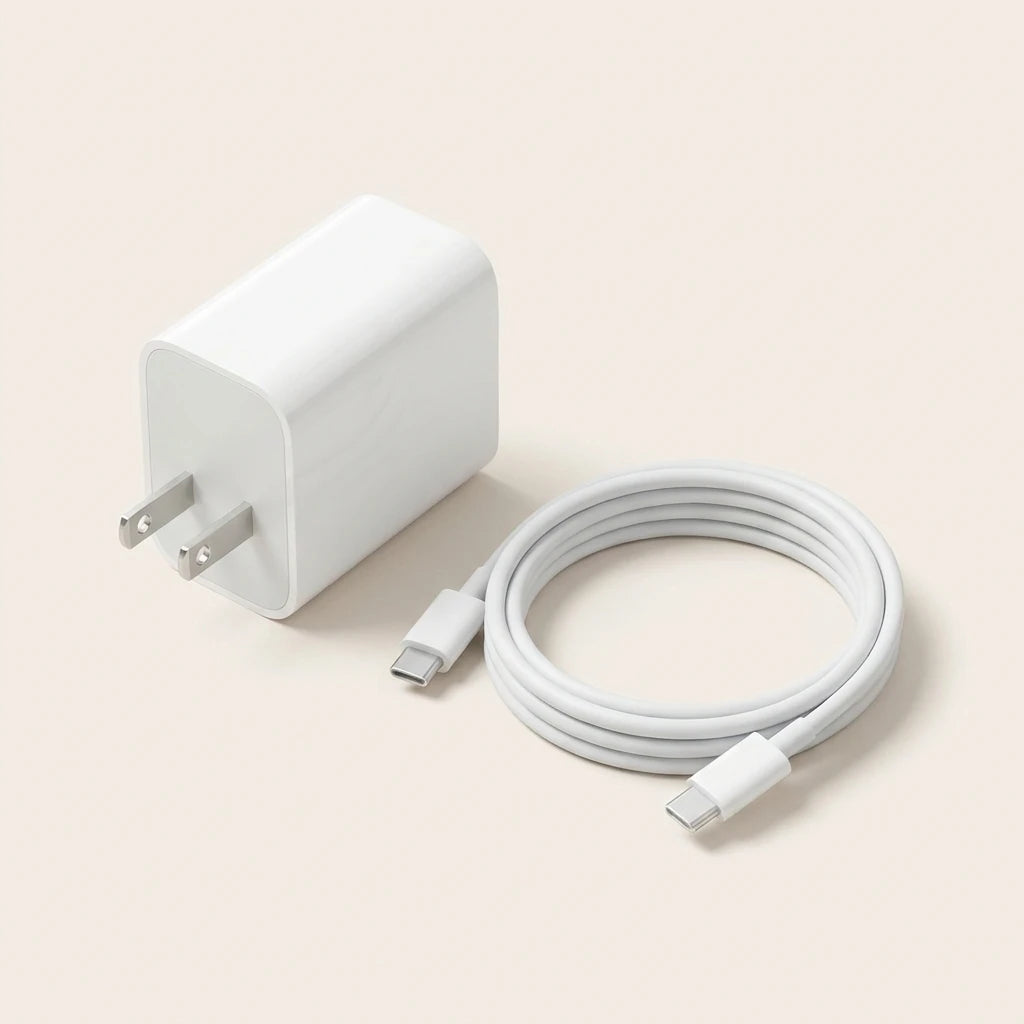 Chargeur rapide USB-C 45 W et son câble