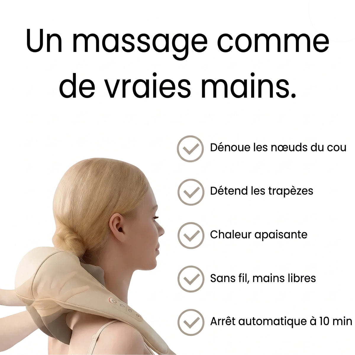 Un massage comme de vraies mains