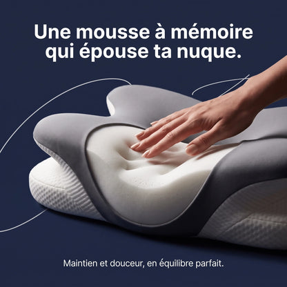Une mousse à mémoire qui épouse ta nuque