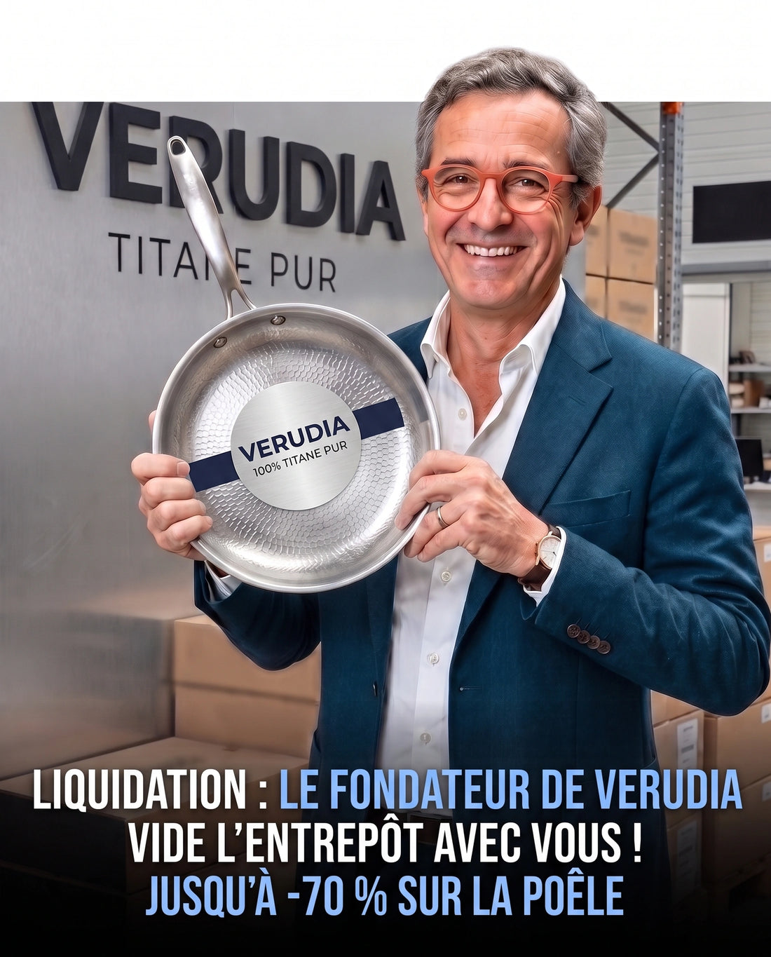 Liquidation de l'entrepôt : jusqu'à -70 %