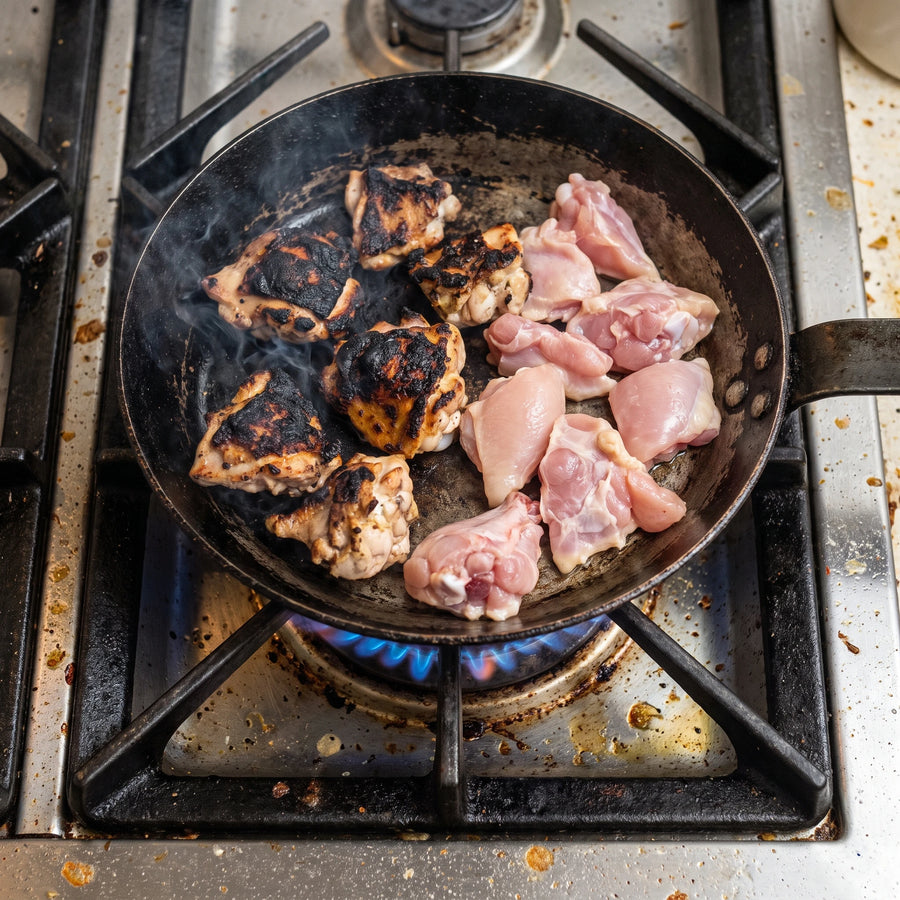 Une cuisson inégale